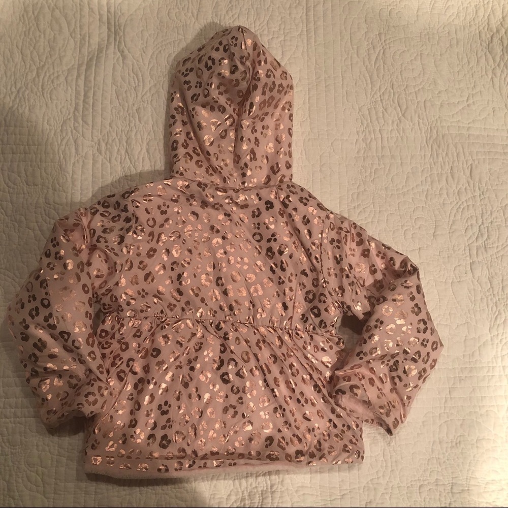 Penelope Mack pink leopard print dual pocket coat. - Picture 2 of 7
